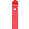 Красный кляп-кольцо с кожаными ремешками  Silicone Ring Gag with Leather Straps