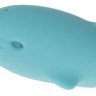 Голубой вибростимулятор-дельфин Lastic Pocket Dolphin - 7,5 см.