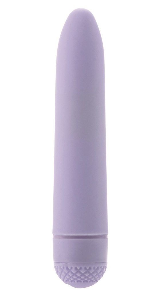 Фиолетовый вибромассажер FIRST TIME MINI VIBE - 11,5 см.