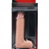 Телесный вибратор-реалистик на присоске REALSTUFF 6.5INCH DONG - 17 см.