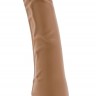 Кофейный фаллоимитатор Realistic Cock Basic 8.5 - 21,6 см.