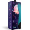 Бирюзовый вибратор Lynx для стимуляции точки G с нагревом - 20,8 см.