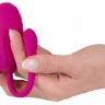 Лиловое виброяйцо Super Soft Silicone Love Ball