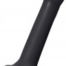 Черный фаллос на присоске Silicone Bendable Dildo XL - 20 см.
