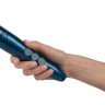 Синий беспроводной вибратор Doxy Die Cast 3R Rechargeable Wand - 28 см.