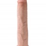 Телесный фаллоимитатор-гигант на присоске 13" Cock - 33 см.