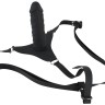 Силиконовый страпон на регулируемых ремешках Silicone Strap-On - 17 см.