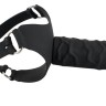 Силиконовый страпон на регулируемых ремешках Silicone Strap-On - 17 см.
