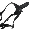 Силиконовый страпон на регулируемых ремешках Silicone Strap-On - 17 см.