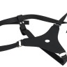 Силиконовый страпон на регулируемых ремешках Silicone Strap-On - 17 см.