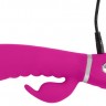 Лиловый вибратор-кролик Super Soft Silicone Rabbit Vibrator - 20,2 см.