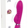 Лиловый вибратор-кролик Super Soft Silicone Rabbit Vibrator - 20,2 см.