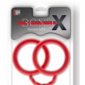 Красные силиконовые наручники BONDX SILICONE CUFFS