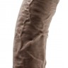 Коричневый фаллоимитатор 8 Inch Cock With Suction Cup - 20,3 см.