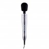 Серебристый вибратор Doxy Die Cast Wand Massager - 34 см.