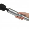 Серебристый вибратор Doxy Die Cast Wand Massager - 34 см.
