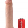 Телесный фаллоимитатор-гигант на присоске 14" Cock - 36 см.