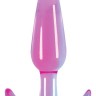 Гладкая фиолетовая анальная пробка Jelly Rancher T-Plug Smooth - 10,9 см.