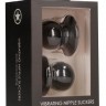 Черные накладки-присоски на соски с вибрацией Vibrating Nipple Suckers