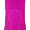 Лиловый вибратор-кролик Super Soft Silicone Sucking Vibrator - 20 см.
