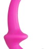 Розовый безремневой страпон Silicone Strapless Strapon