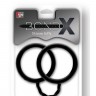 Чёрные силиконовые наручники BONDX SILICONE CUFFS