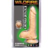 Реалистичный фаллоимитатор Wildfire Real Man CyberSkin CyberGlo Cock - 20 см.