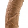 Кофейный фаллоимитатор 8 Inch Cock With Suction Cup - 20,3 см.