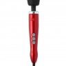 Красный вибратор Doxy Die Cast Wand Massager - 34 см.