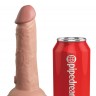Телесный фаллоимитатор 6" Silicone Dual Density Cock - 17 см.