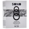 Набор из 3 серых эрекционных колец SONO No.25