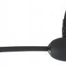 Черное виброяйцо с электростимуляцией Vibrating E-Stim Love Ball