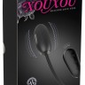Черное виброяйцо с электростимуляцией Vibrating E-Stim Love Ball