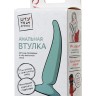 Голубая удлиненная анальная втулка - 12,5 см.