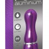 Фиолетовый алюминиевый вибратор PURPLE SMALL - 7,5 см.