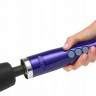 Фиолетовый вибратор Doxy Die Cast Wand Massager - 34 см.