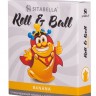 Стимулирующий презерватив-насадка Roll & Ball Banana