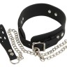 Ошейник с поводком-цепочкой Silikon-Halsband mit Leine