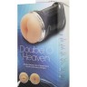 Двусторонний мастурбатор DOUBLE O HEAVEN DOUBLE ENDED COCKSTROKER - ротик и анус