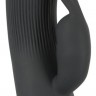 Черный вибратор-кролик с электростимуляцией E-Stim Rabbit Vibrator - 19,3 см.