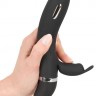 Черный вибратор-кролик с электростимуляцией E-Stim Rabbit Vibrator - 19,3 см.