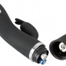 Черный вибратор-кролик с электростимуляцией E-Stim Rabbit Vibrator - 19,3 см.