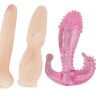 Вибронабор Sex Collection: эрекционное кольцо, вибратор и 3 насадки