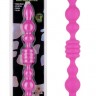 Розовый анальный стимулятор Lovely Juicer Double Ended Butt Plug - 25,4 см. 
