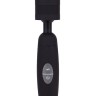 Черный жезловый вибратор POWER TIP MASSAGE WAND - 24 см.