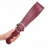 Бордовая шлепалка Belt Flogger - 54 см.