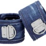 Синие джинсовые наручники Roughend Denim Style