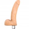Телесный вибратор-реалистик со съемной вибропулей X5 Vibrating Basic 5 - 14 см.