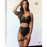 Эротический комплект из сетки Bra Set With Garters