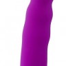 Фиолетовый фаллоимитатор-реалистик PREMIUM RIBBED DILDO - 18 см.